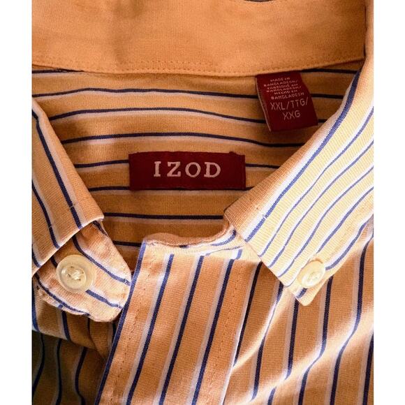 Izod Men's Long Sleeve 100% Cotton Button Down 2 Shirt Bundle Size XXL - Picture 3 of 7